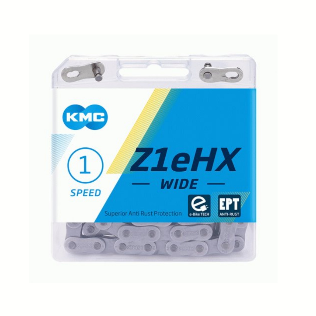 Chaîne KMC Z1eHX EPT large 1/2x1/8, mono vitesse, antirouille