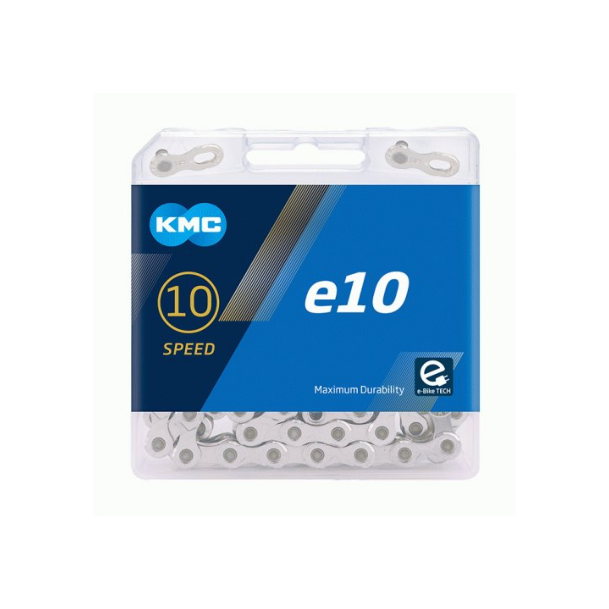 Chaîne KMC e10, 1/2x11/128, chaîne de vélo électrique à moteur central à 10 vitesses
