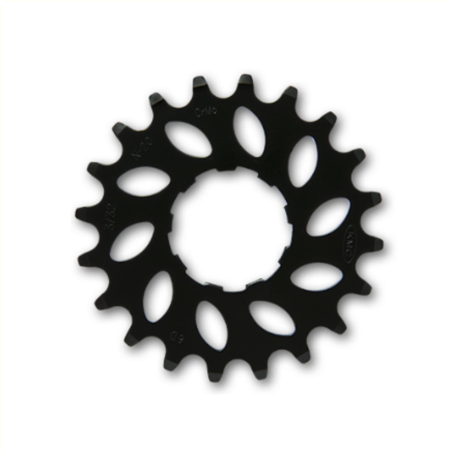 Pignon KMC R Enviolo pignon arrière étroit 20T. Chromoly Noir 1/2x3/32.