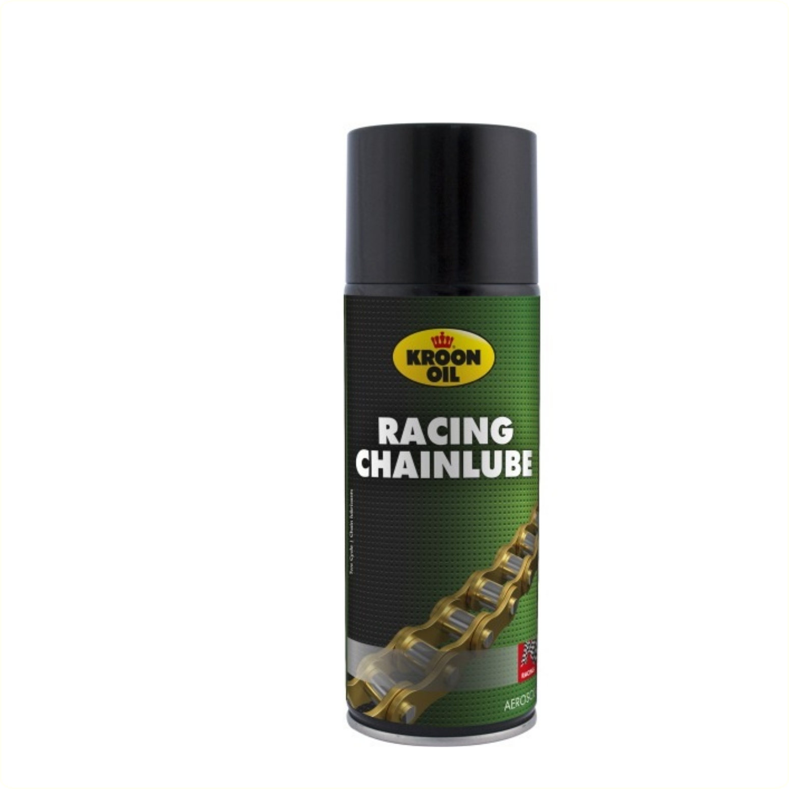 Spray pour chaîne Kroon-Oil Racing 400 ml, adapté aux cyclomoteurs et motos