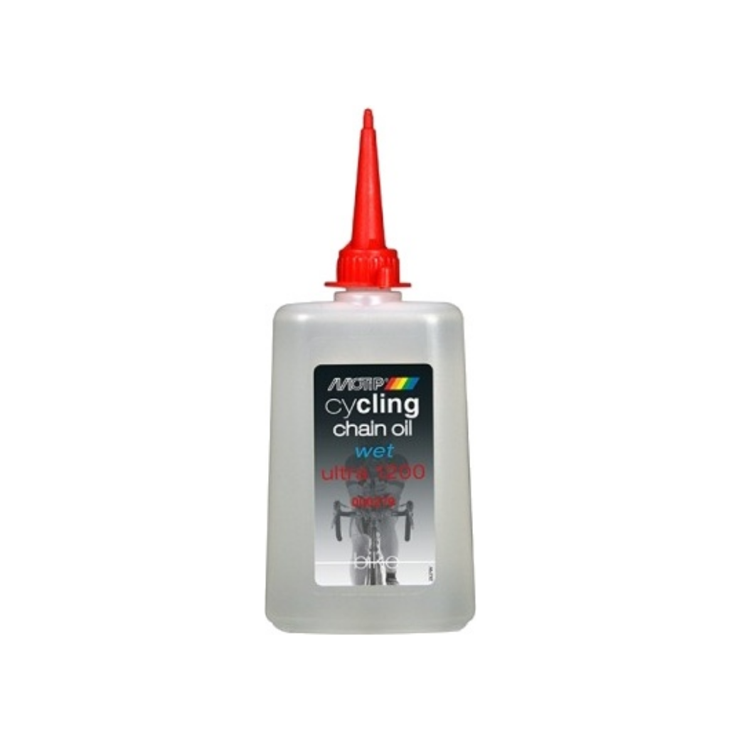 Lubrifiant pour chaîne Motip Cycling 'humide' ultra 100 ml.