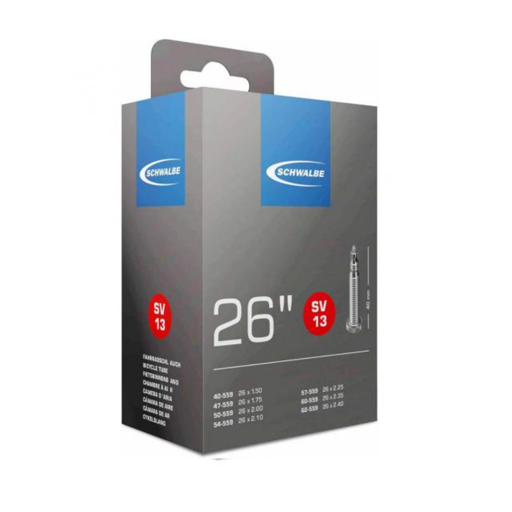 Chambre à air Schwalbe 26x1,50-2,50 ETRTO 40/62-559, Presta/Français SV13 40mm