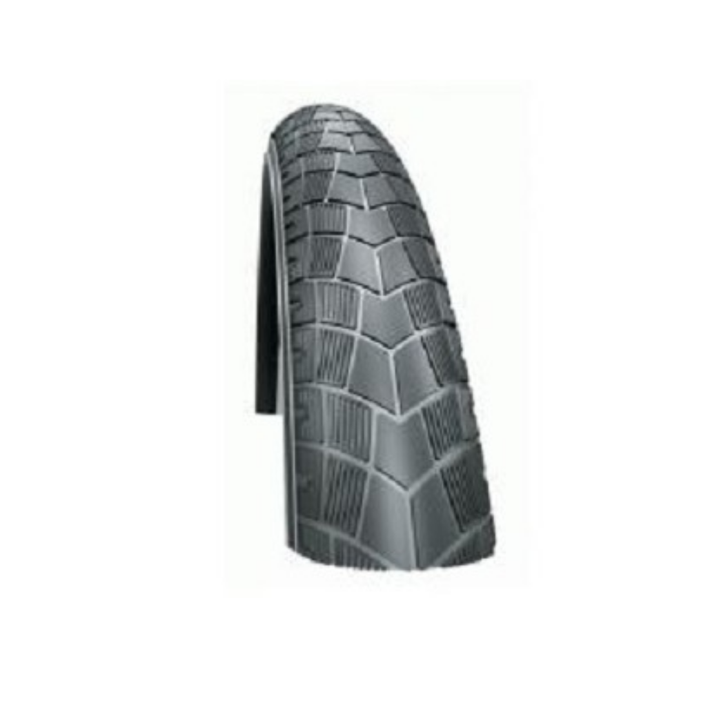 Schwalbe Big Apple (Anti-crevaison/raceguard), Noir avec reflet, 20x2,15, ETRTO 55-406