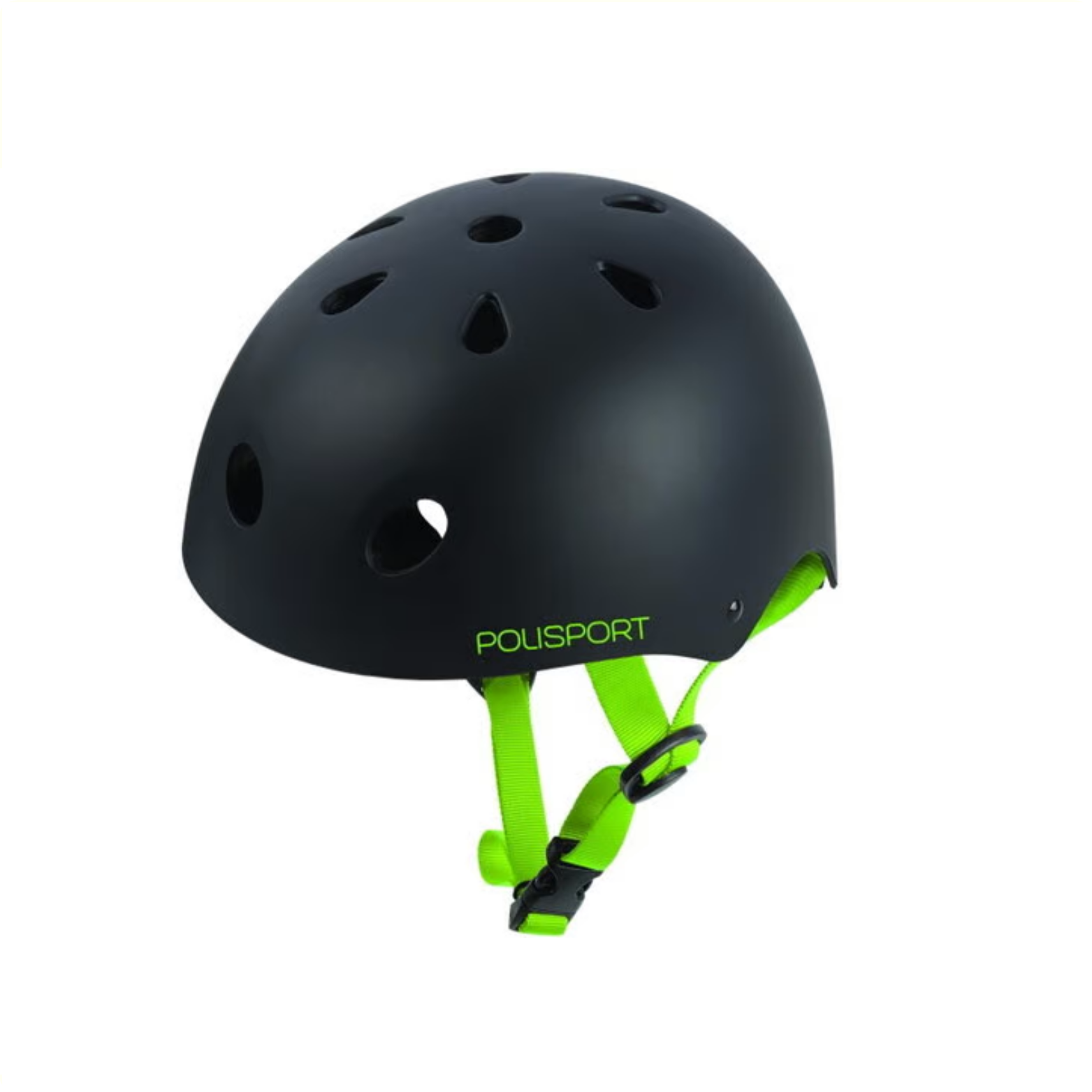 Casque pour enfants Polisport grafity. taille : S (53/55 cm), couleur : noir/vert