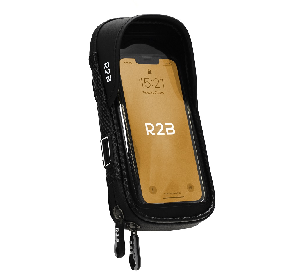 Support de téléphone R2B Leiden. Noir.