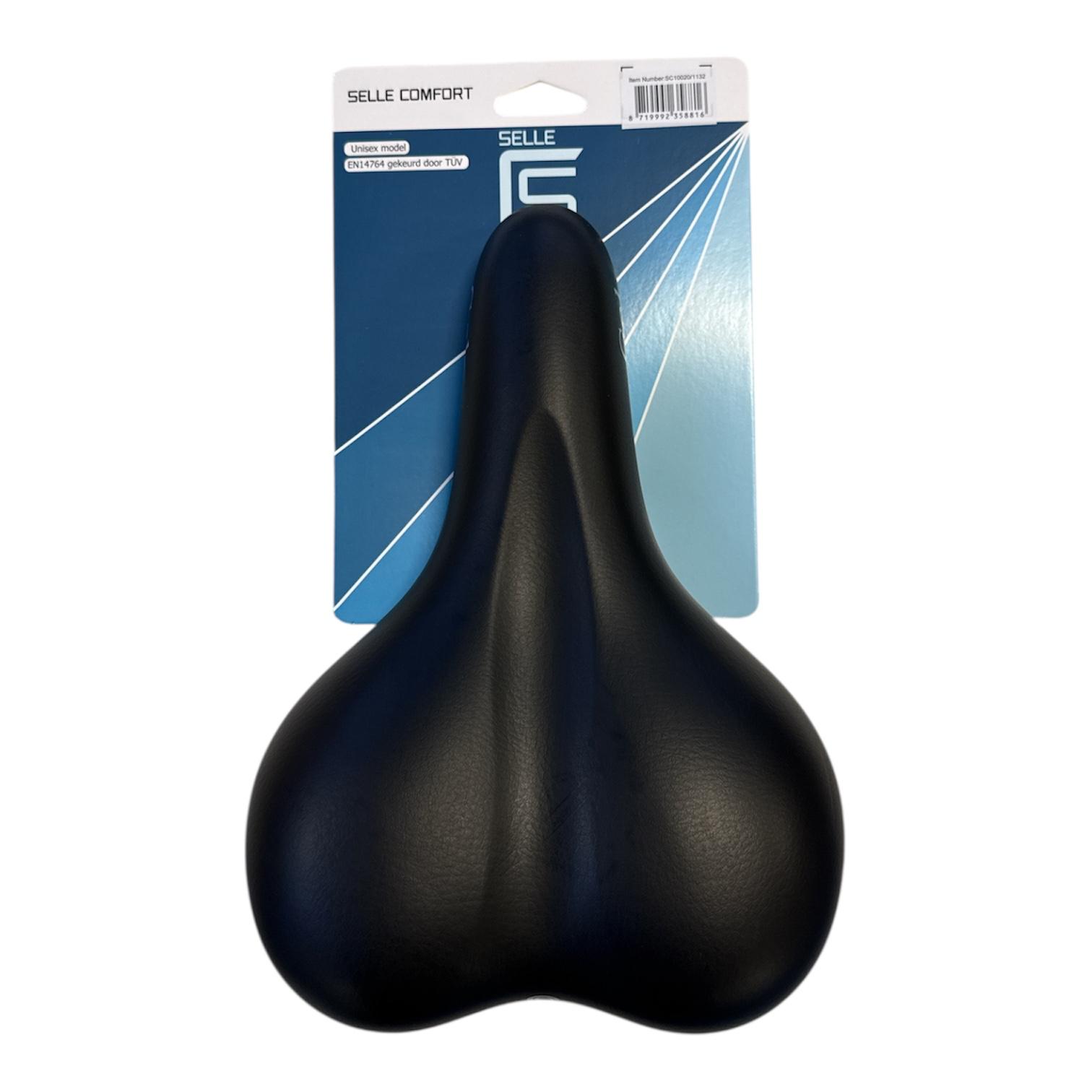 Selle Selle Comfort gel noir, sans sangle