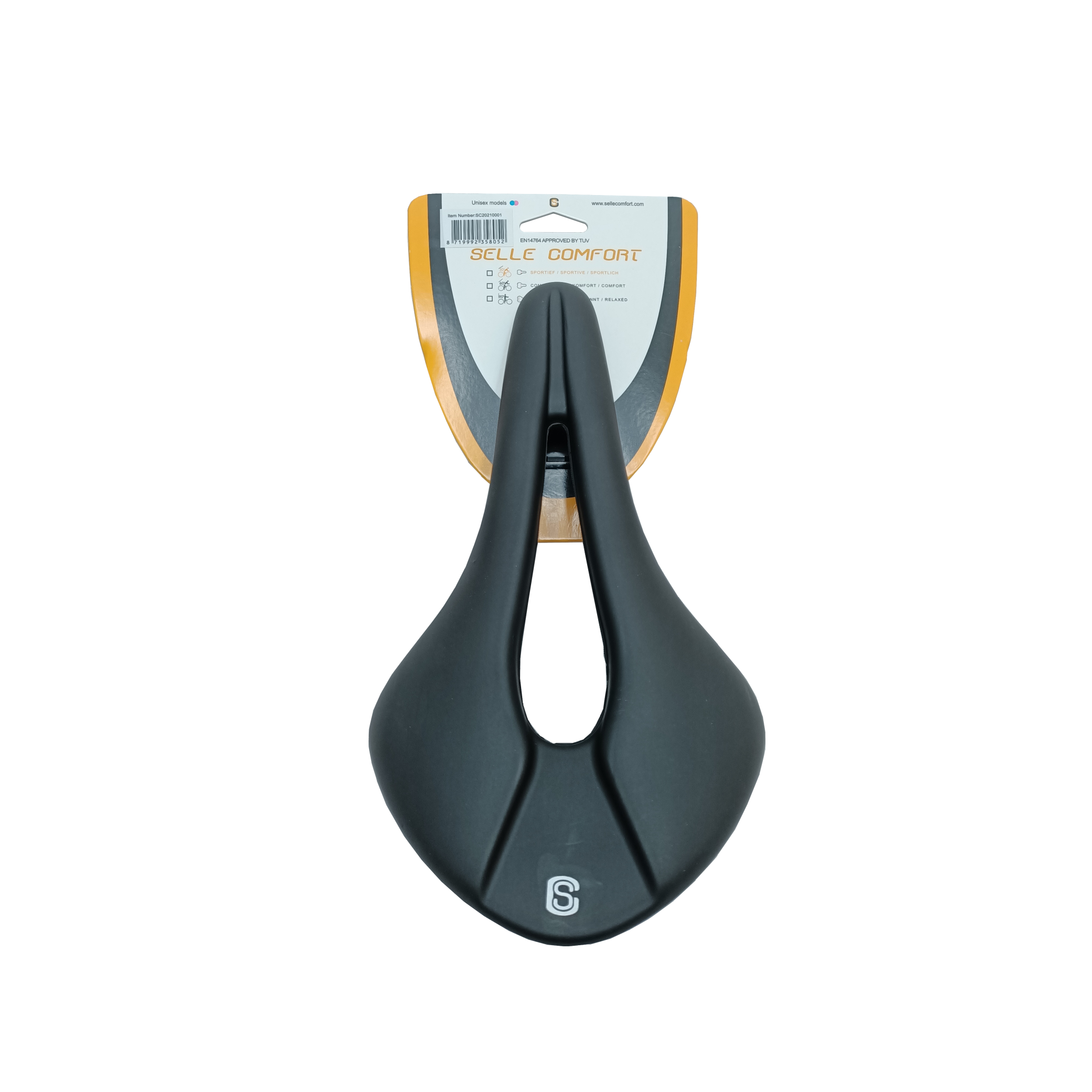 Course de selle Selle Comfort. longueur 26,5cm largeur 14,5cm Sans sangle