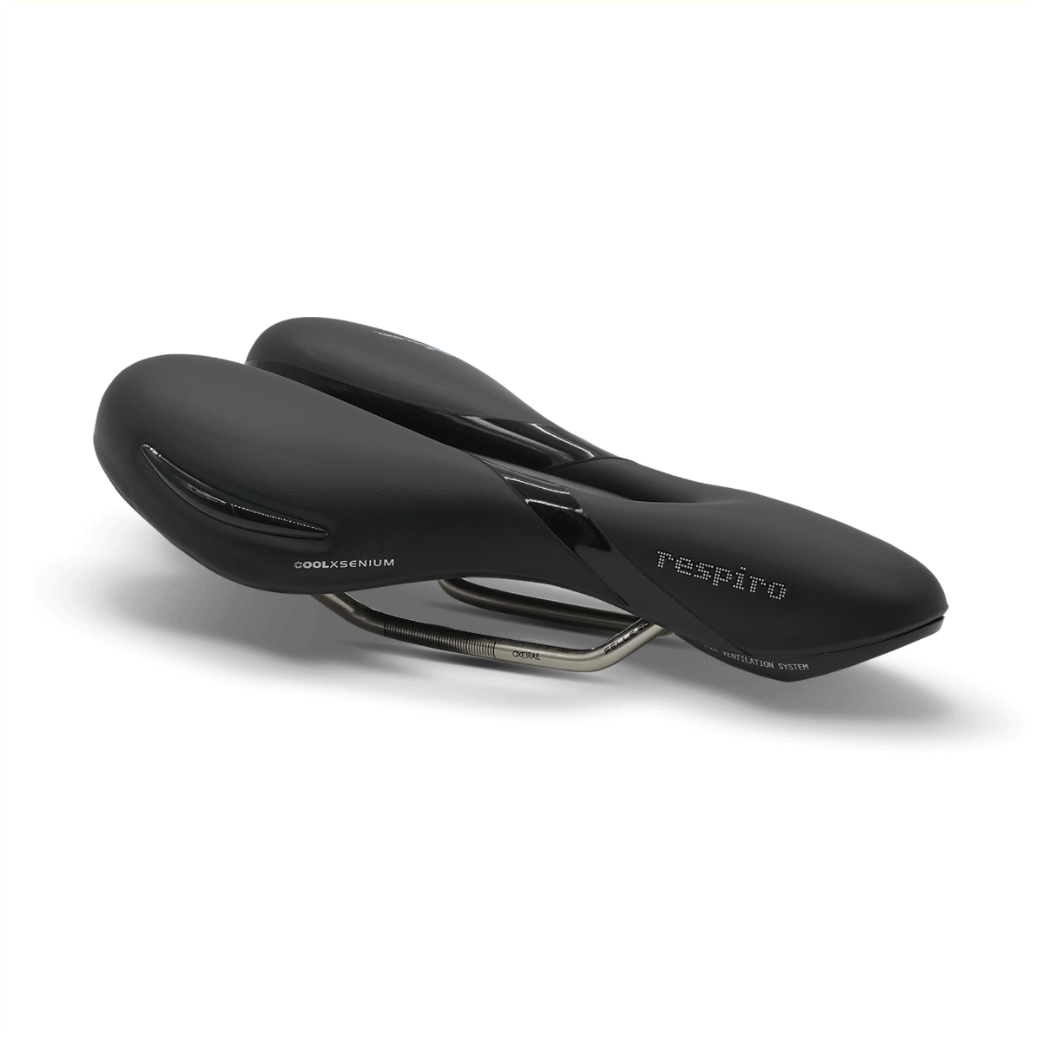 Selle Royal Selle Respiro Athletic, Femme/Homme noir. sans sangle de selle