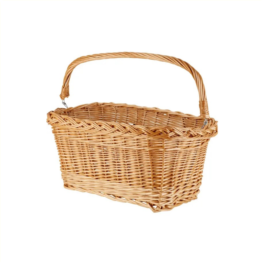 Panier à vélo rectangulaire Basil Davos naturel