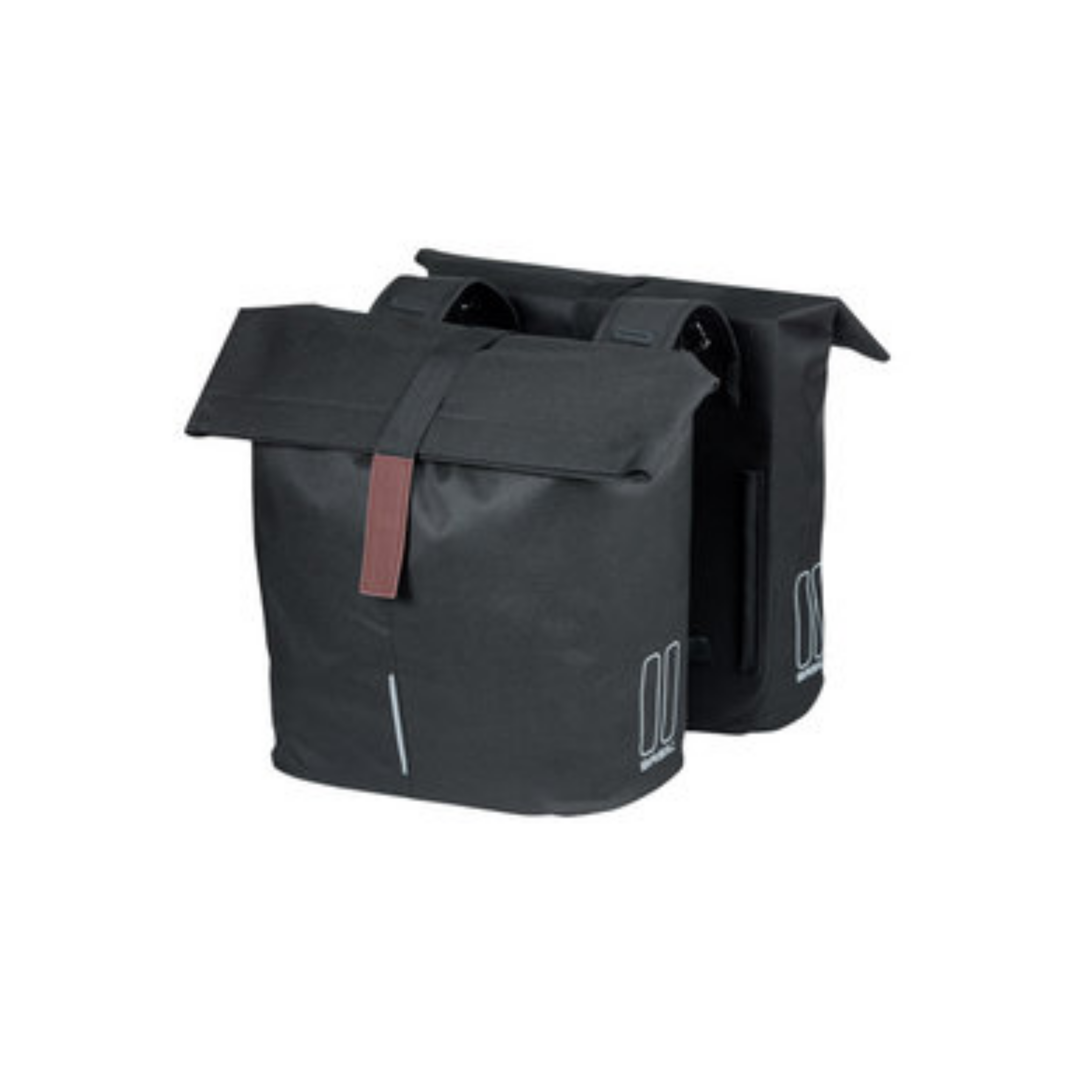 Basil City Sacoche de vélo double 28-32L Noir