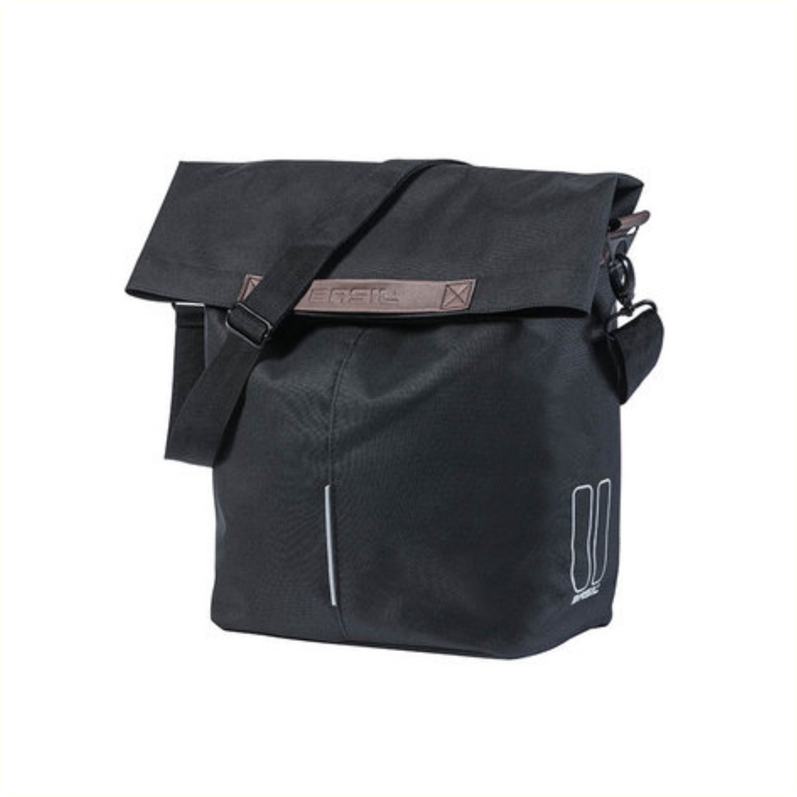 Basil City sac à vélo 14-16L Noir