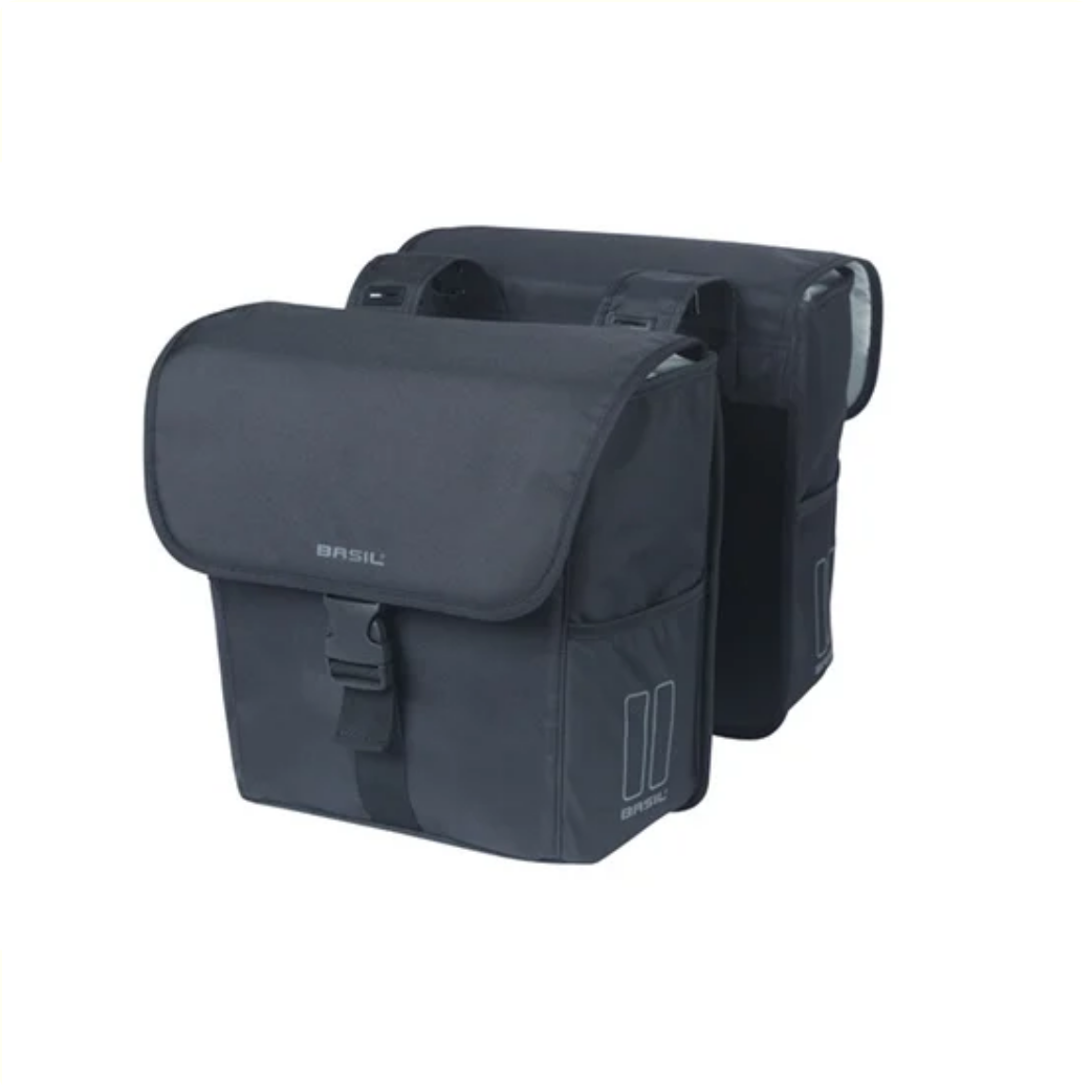 Basil Go sacoche de vélo double 32L Noir