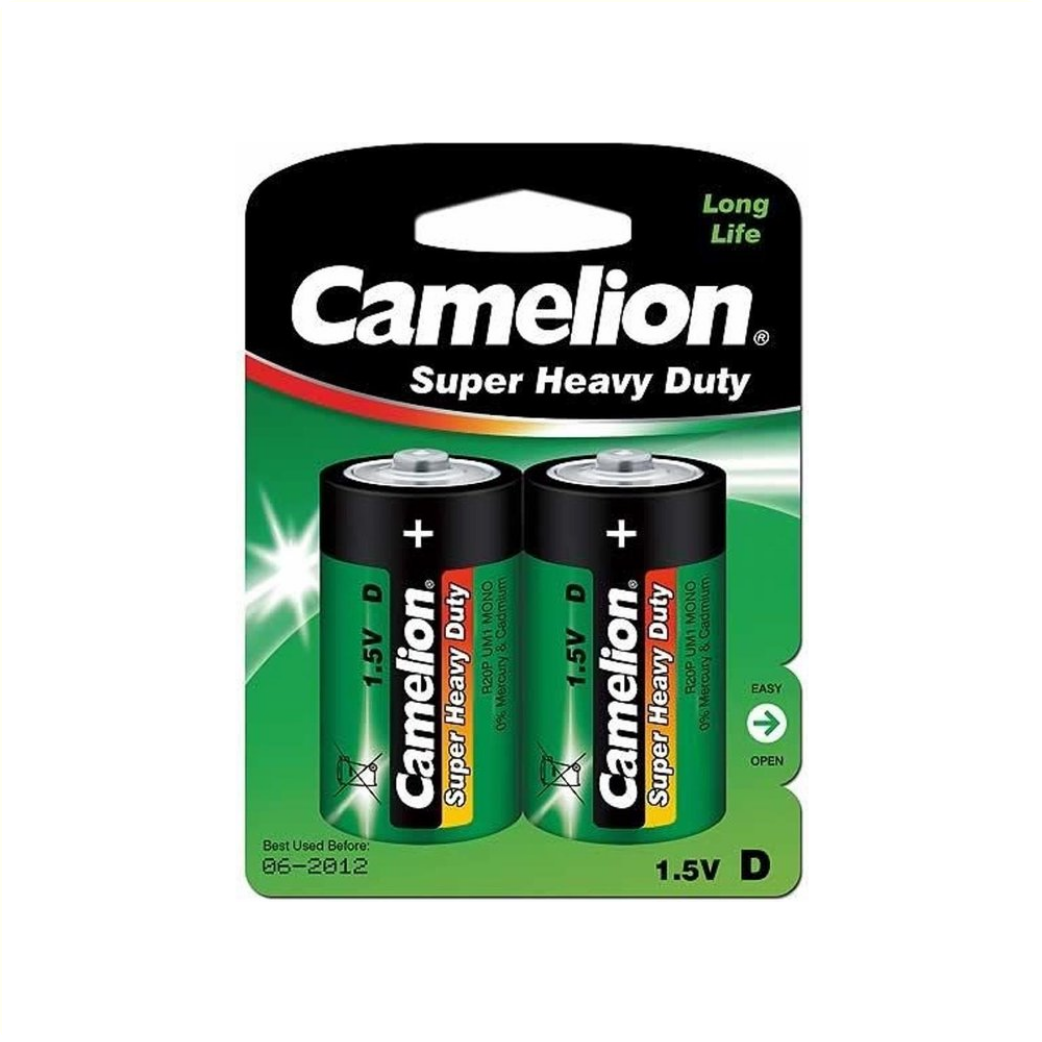 Piles Camelion 1,5v D R20P Mono UM1 2 pcs