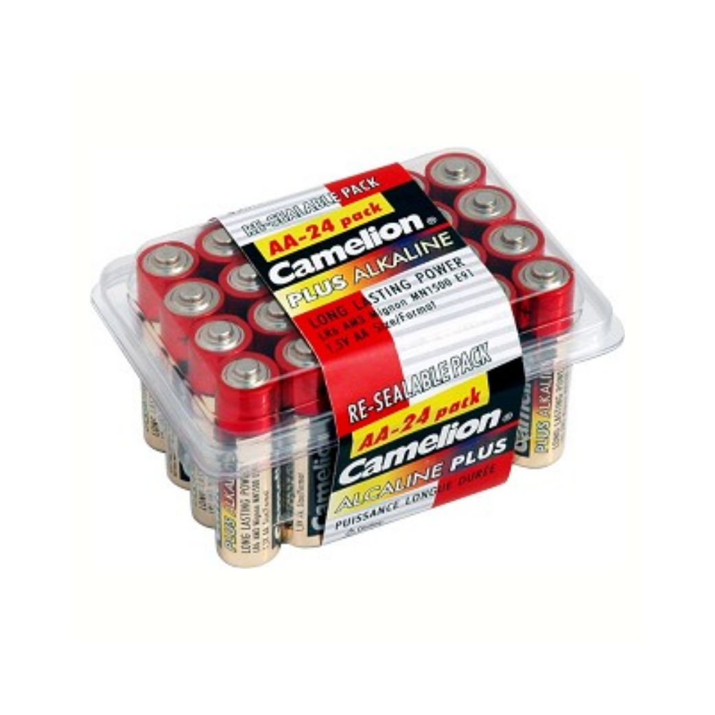Piles alcalines Camelion AAA par 24
