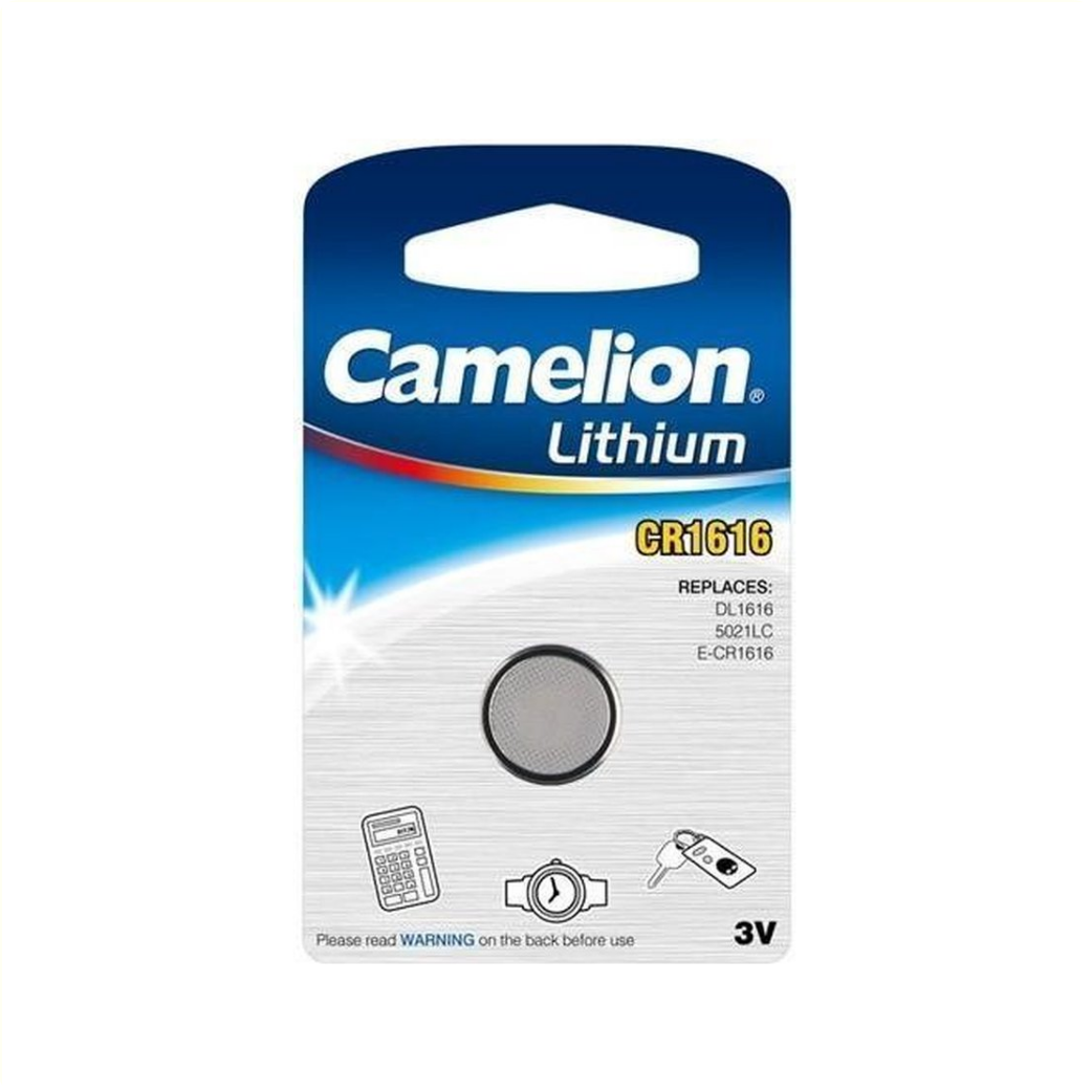 Bouton de commande Camelion CR-1616 3V Lithium par unité