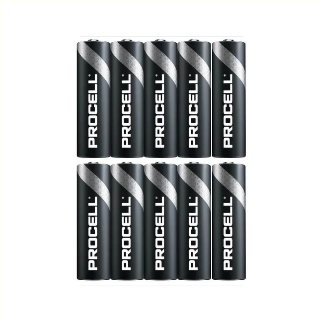 Piles alcalines Duracell Procell AA par 10