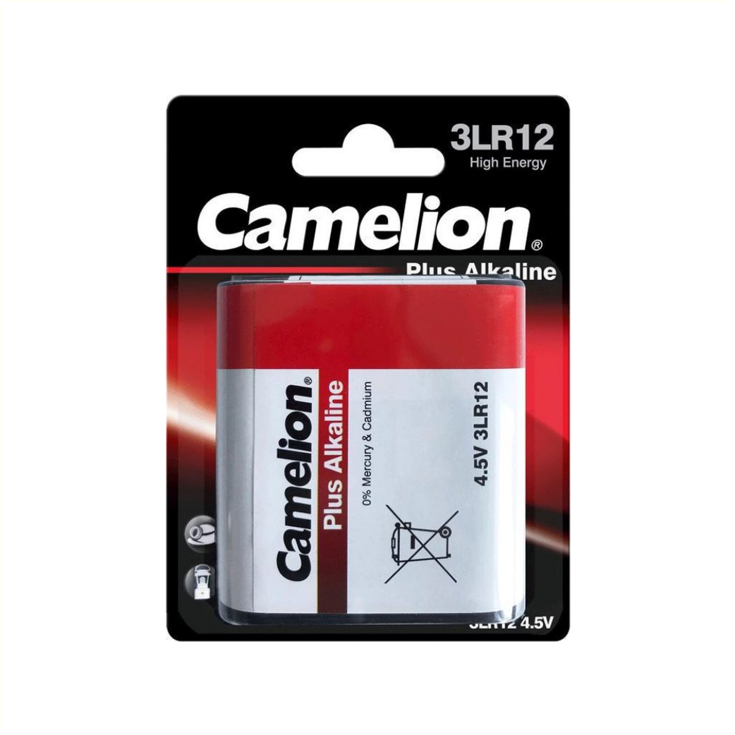 Pile Camelion Alcaline 4,5V 3R12 plate par pièce