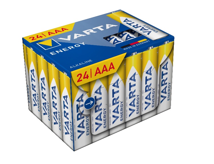 Piles alcalines Varta AAA Energy par 24