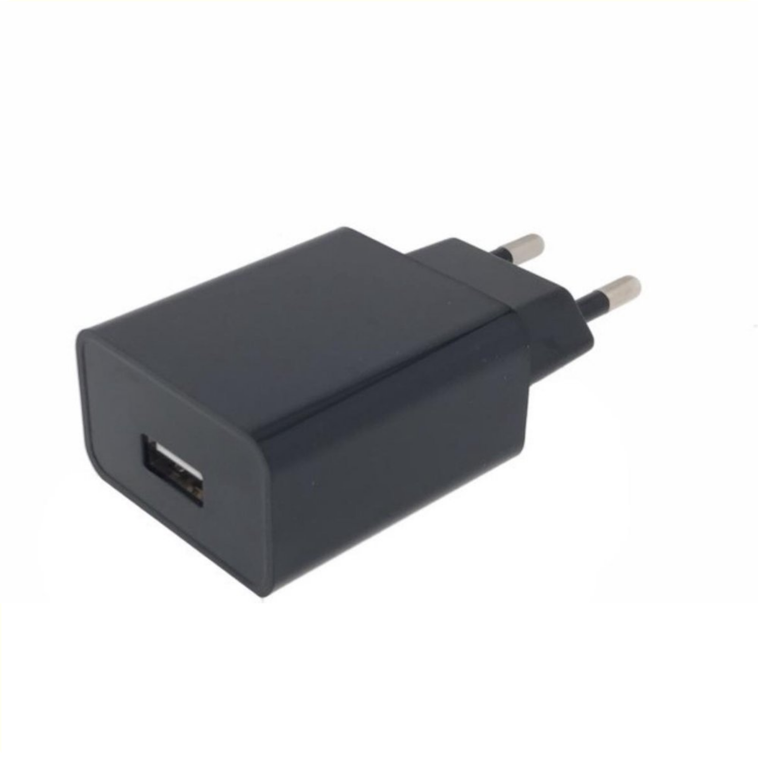 Chargeur USB 2A noir (emballage suspendu)
