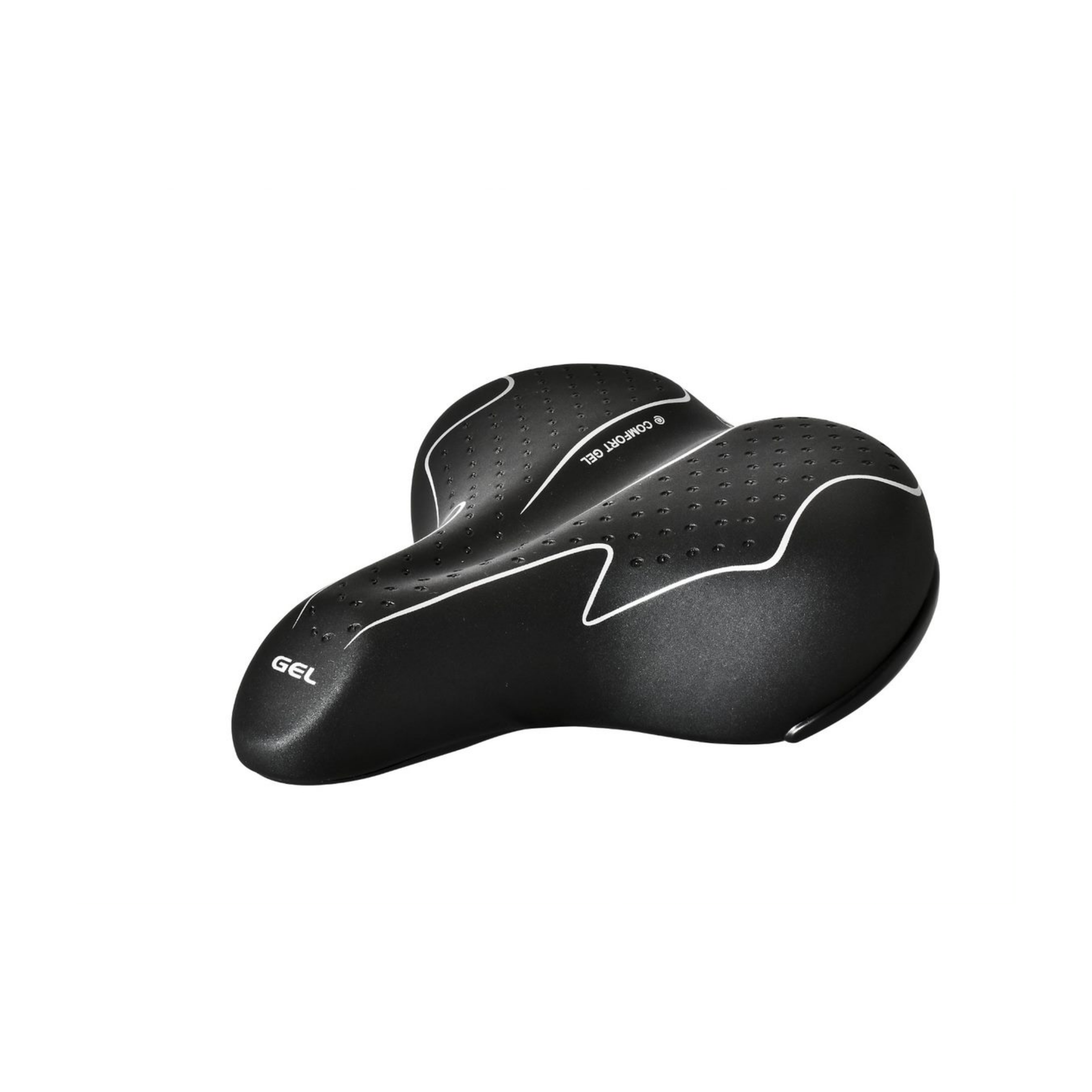 Selle Wittkop gel Big Classic, design Dot 2. Avec sangle de selle
