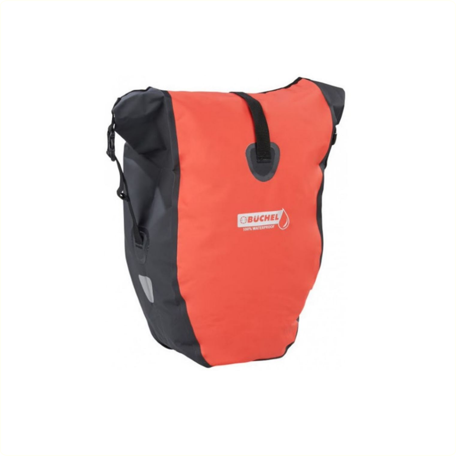 Büchel sacoche de vélo simple 25,4L Rouge/Noir