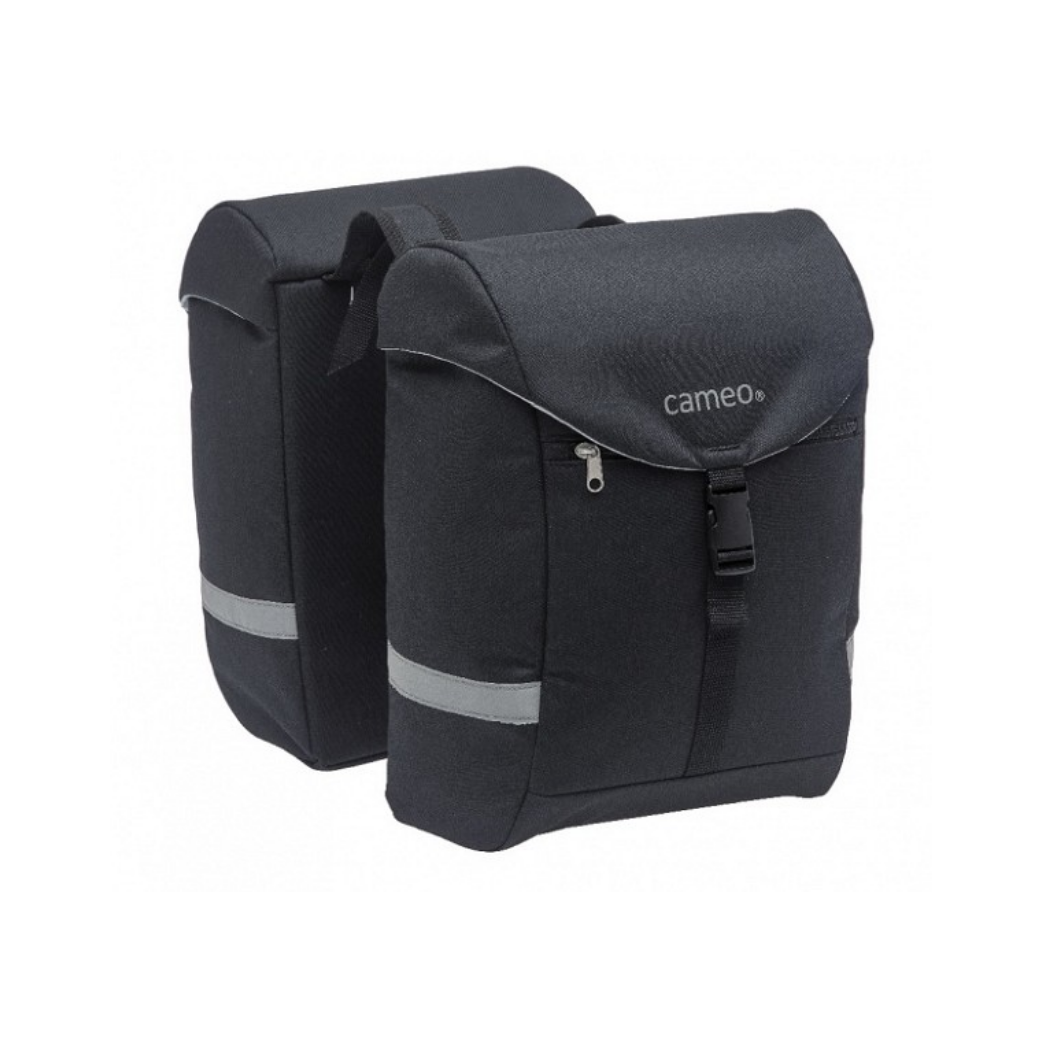 Cameo Sports Double sacoche de vélo double 28L Noir