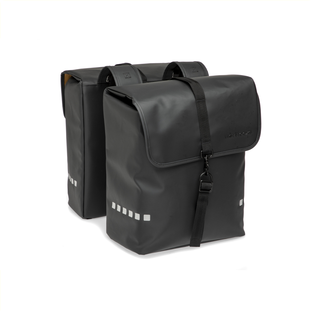 New Looxs Odense Double sac de vélo 39L Noir