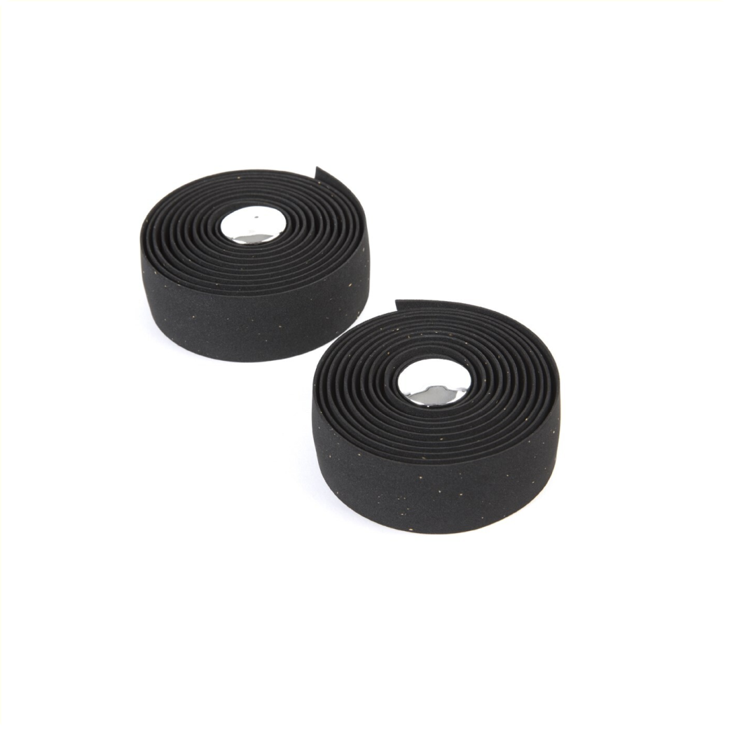 Ruban de guidon Velo en gel, noir avec imprimé liège