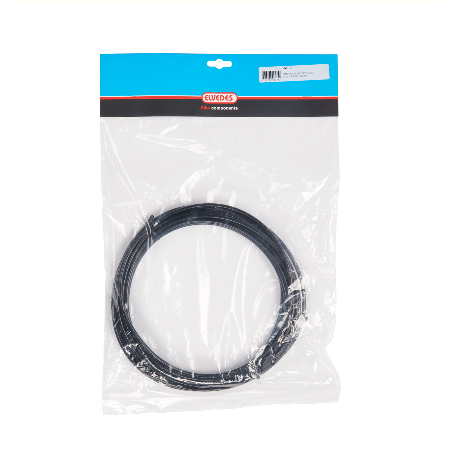 Câble extérieur Elvedes noir sans doublure 5,5 mm 10 mètres en rouleau (frein).
