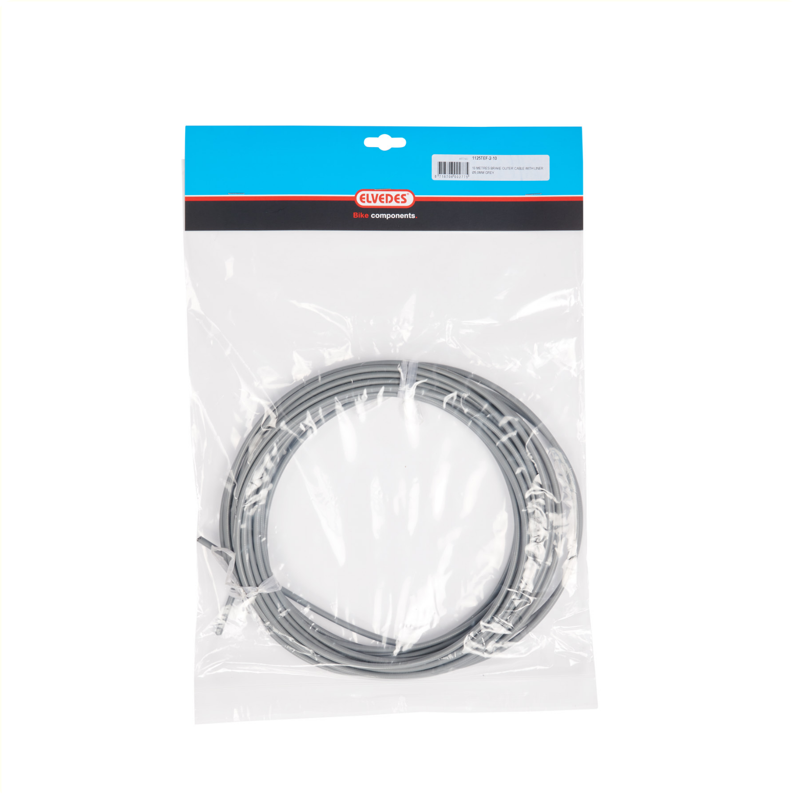Câble de frein extérieur Elvedes avec doublure en téflon argent. 10 mètres 5mm