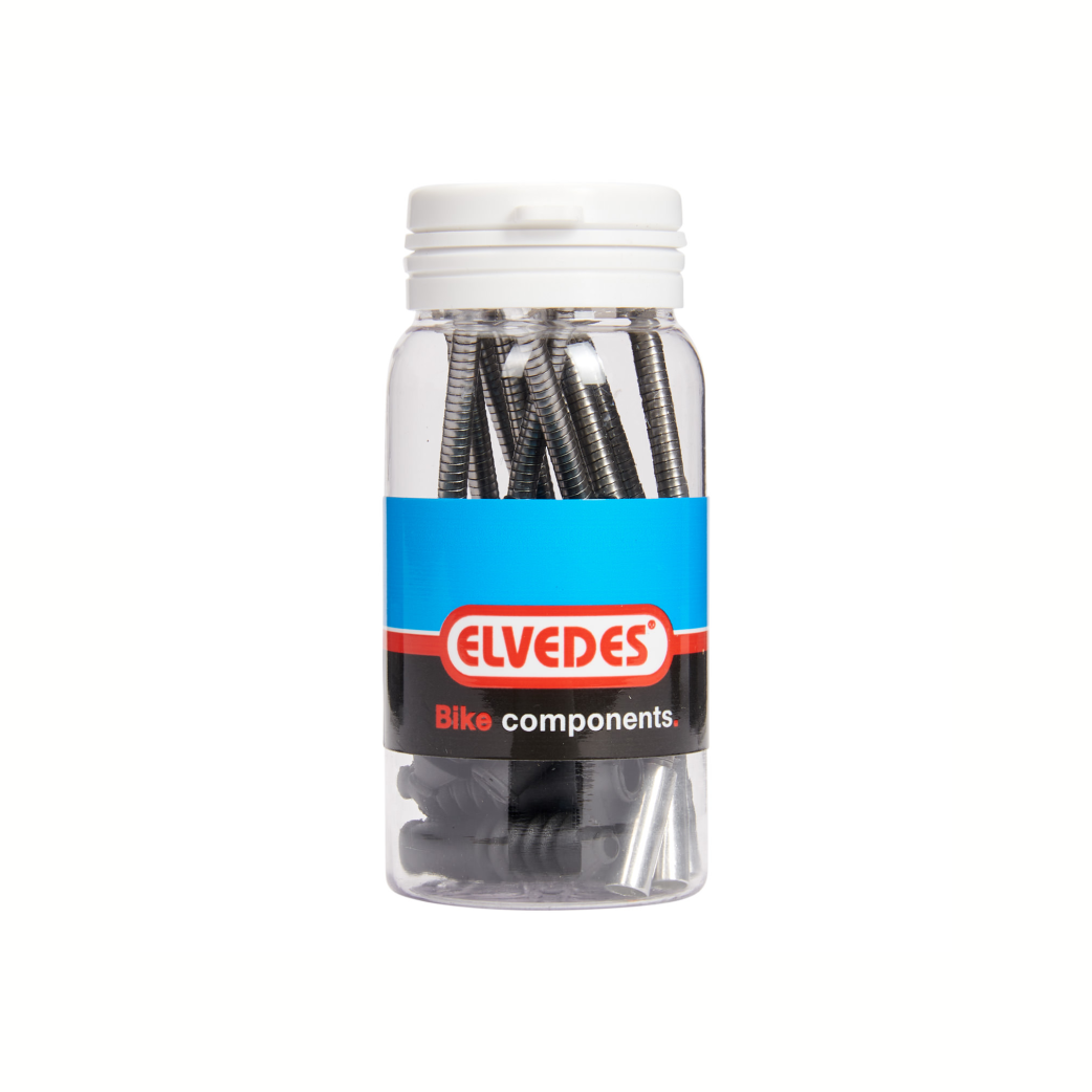 Tuyau de frein en V Elvedes en acier inoxydable flexible 5,0 mm. 10 en pot
