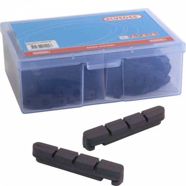 Plaquettes de frein Elvedes plaquettes de rechange pour freins sur jante de course 55 mm pour plaquettes de frein pour Shimano par 25 paires