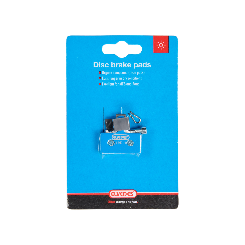 Elvedes 1 paire de plaquettes de frein à disque Shimano organiques par paire