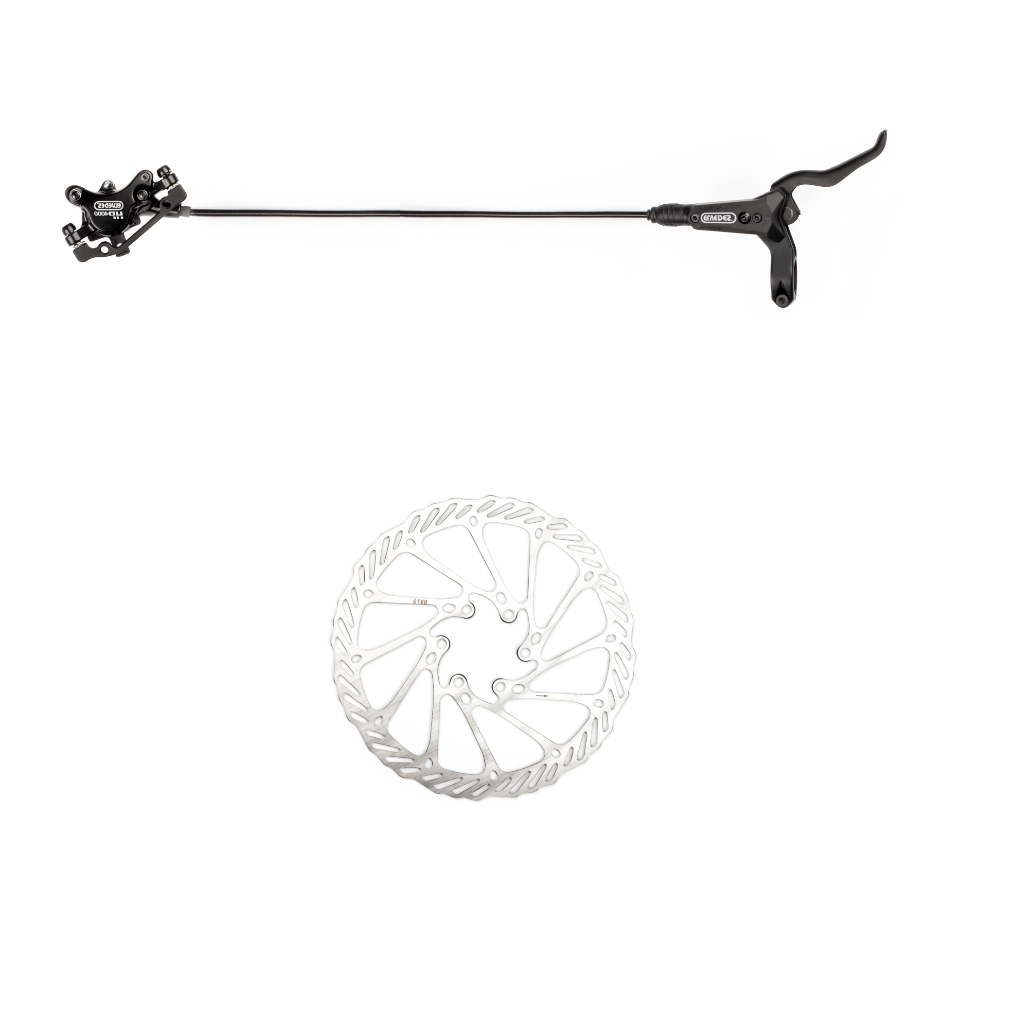 Système de frein à disque hydraulique HP4000 DROITE 1700mm