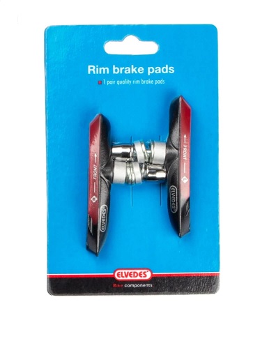 Plaquettes de frein Elvedes V-brake 72 mm. pour conditions humides et sèches par paire