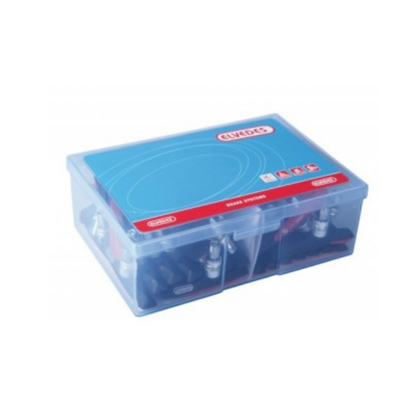 Plaquettes de frein Elvedes V-brake 72 mm. pour des conditions humides et sèches. Par 25