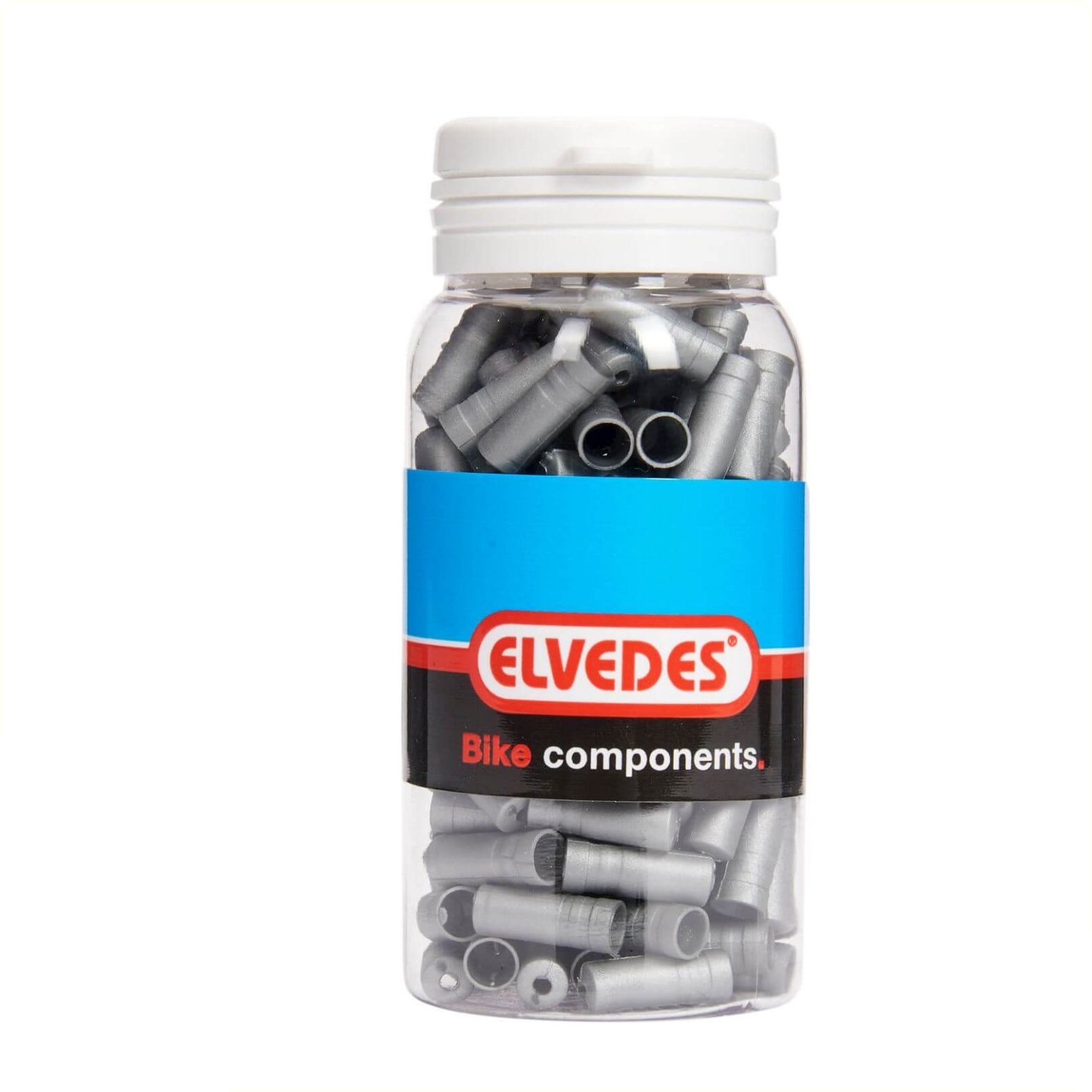Embouts de câble Elvedes PVC 5 mm, argent 150 pièces en pot