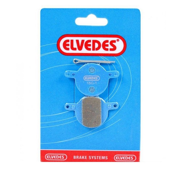 Elvedes de plaquettes de frein à disque organiques pour Magura Julie 2001-2008 par paire