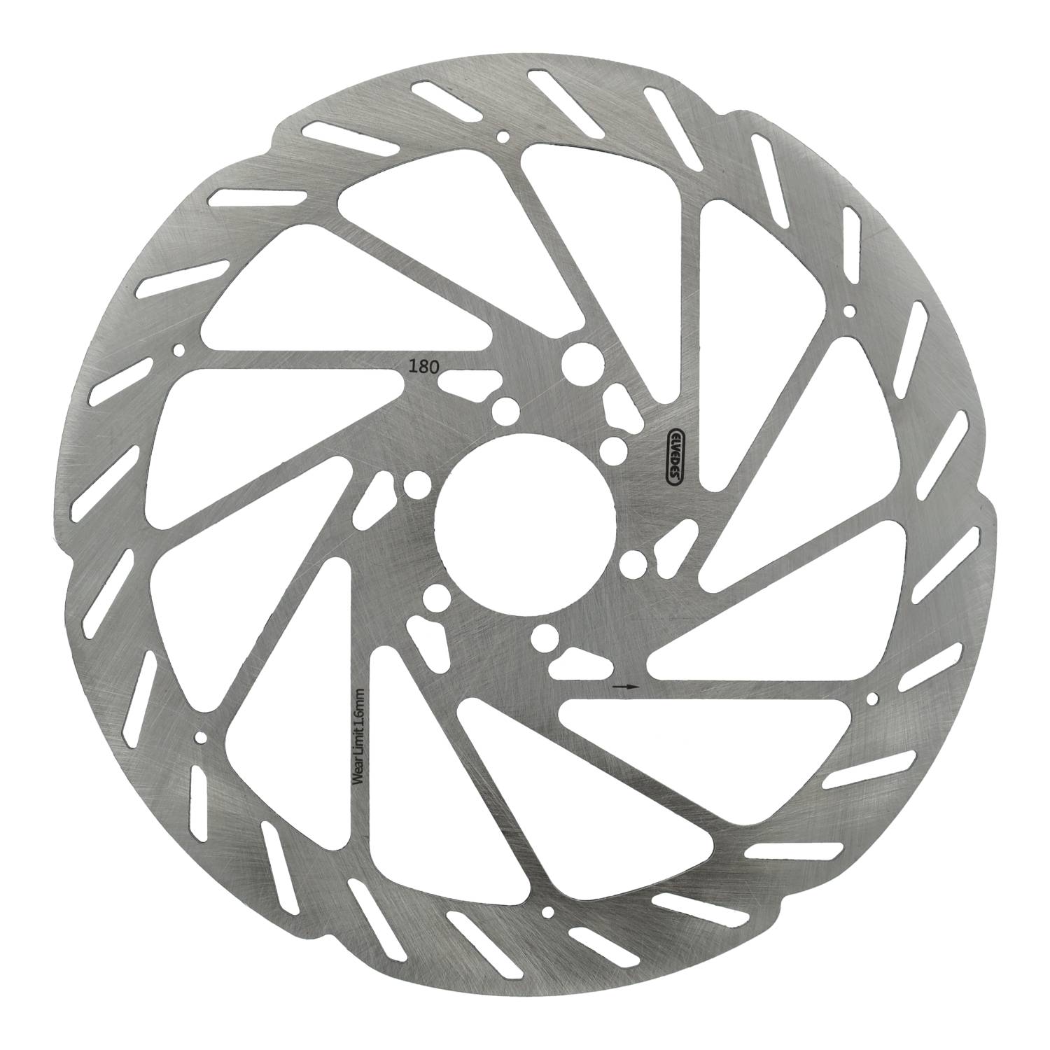 Disque de frein Elvedes six trous ø180 mm D=1,8 mm avec aimant capteur