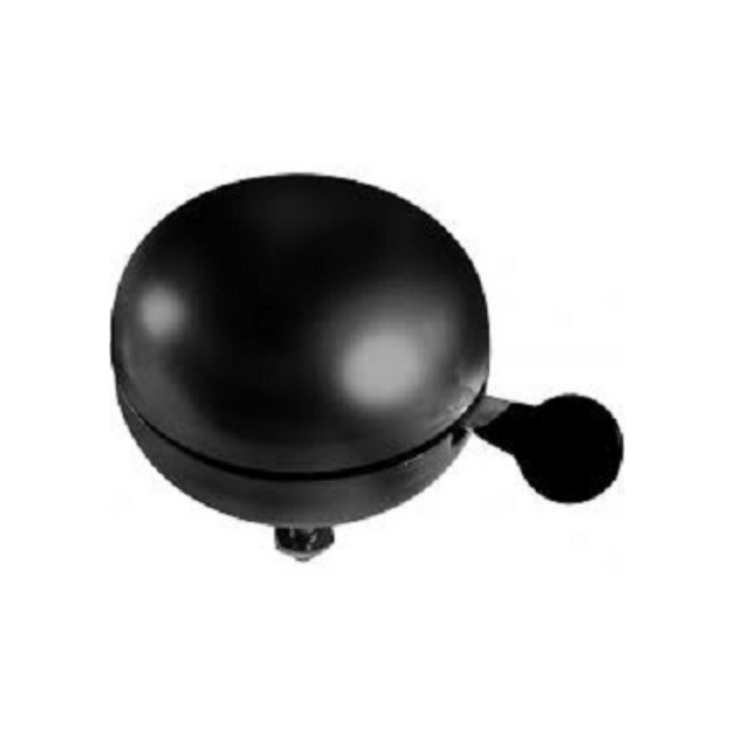 FALKX Retro cloche ding-dong 80mm noir mat