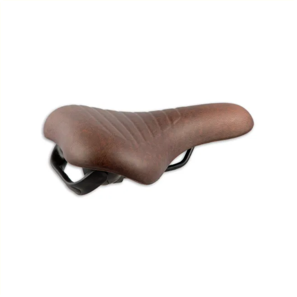 Poignée électrique Abi Saddle E-Grip, avec poignée marron foncé