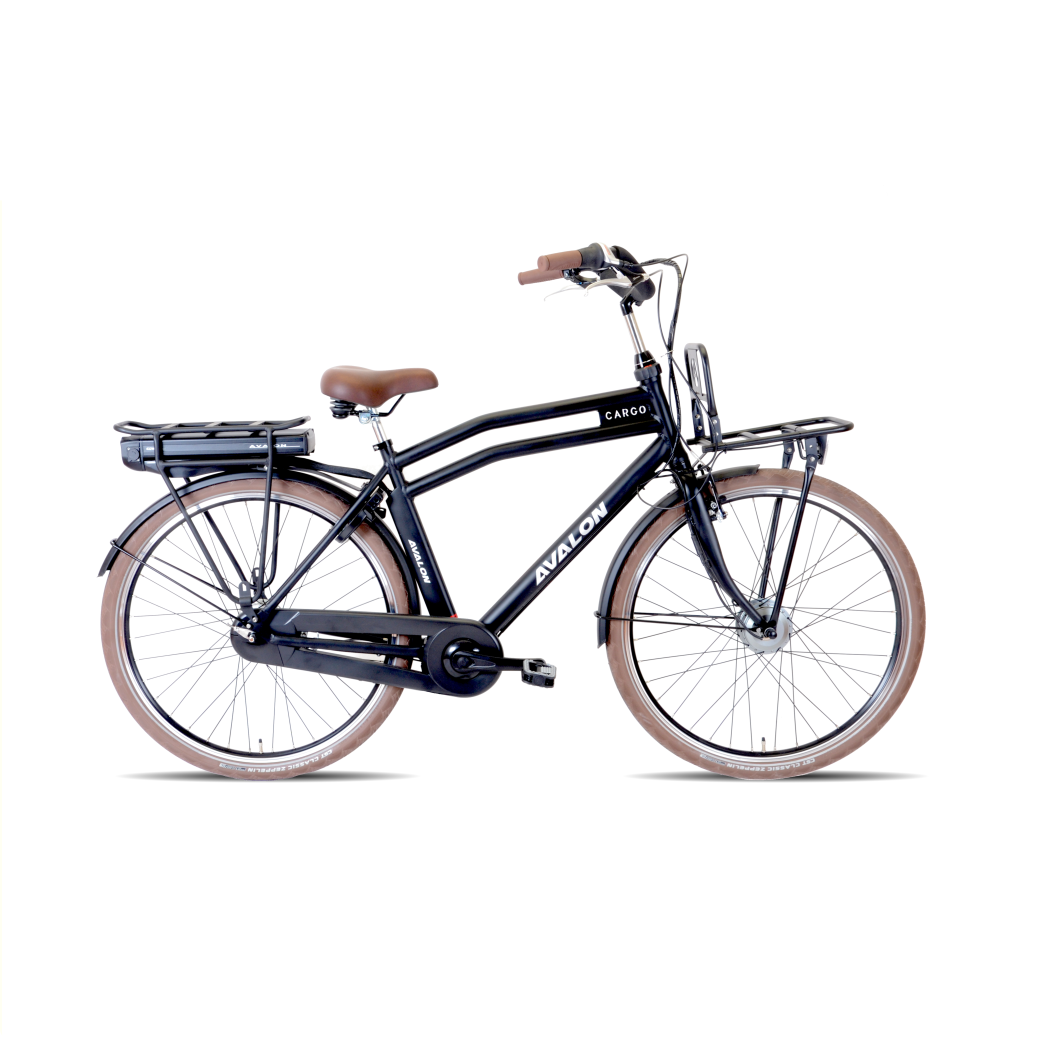 Avalon E-Cargo N7 Homme 52cm. noir mat