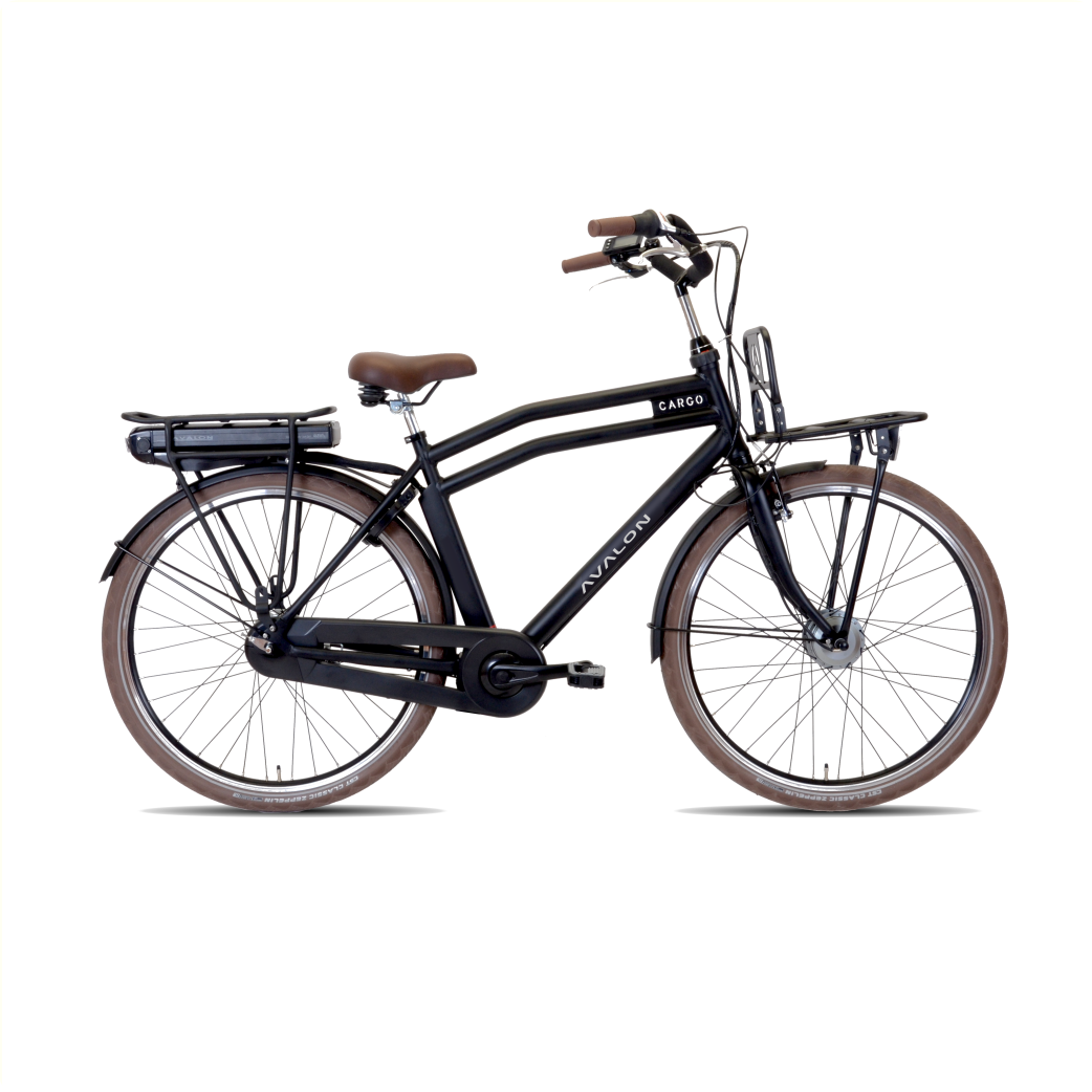 Avalon E-Cargo N7 Homme 52cm. noir mat