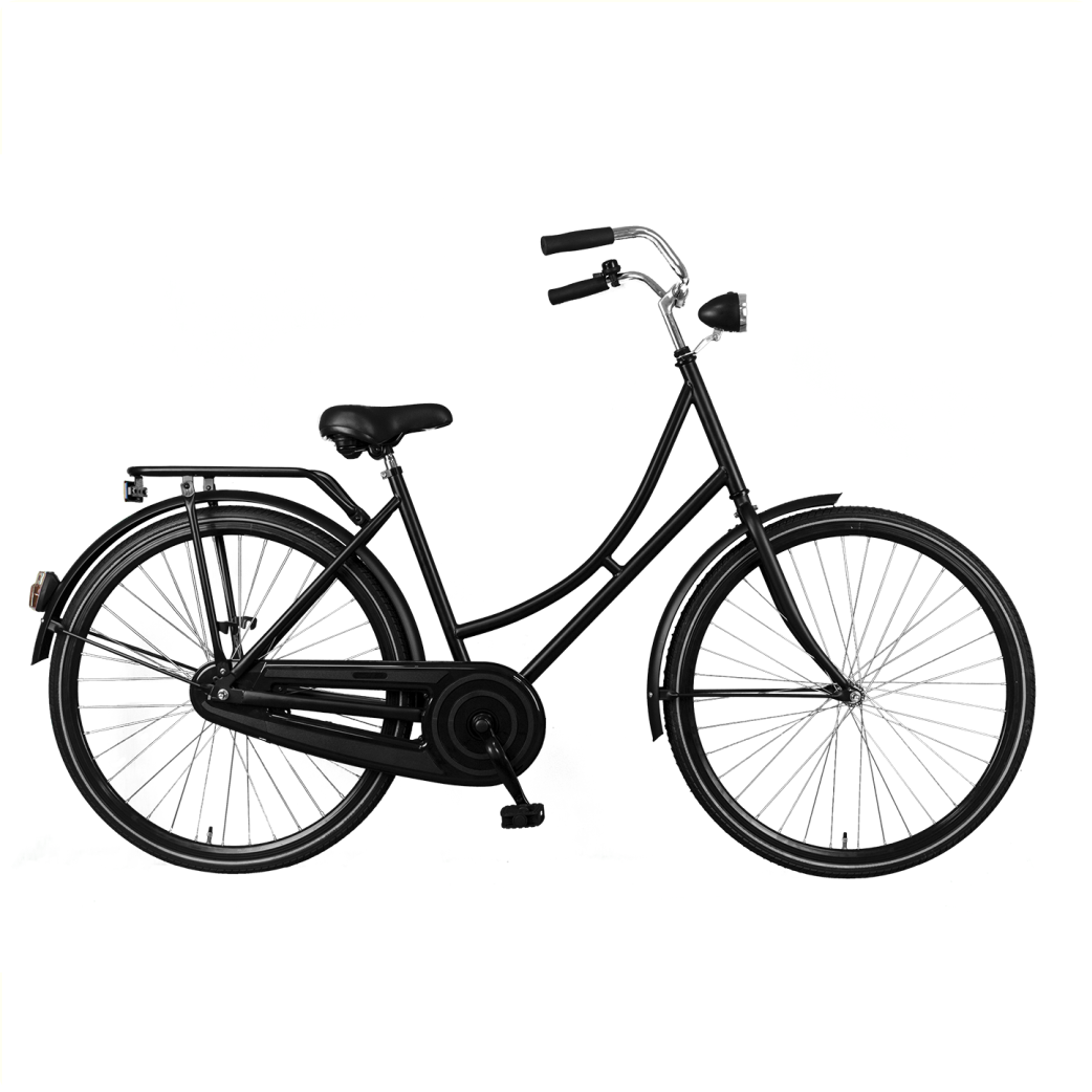 Vélo grand-mère sans étiquette D57cm noir mat.