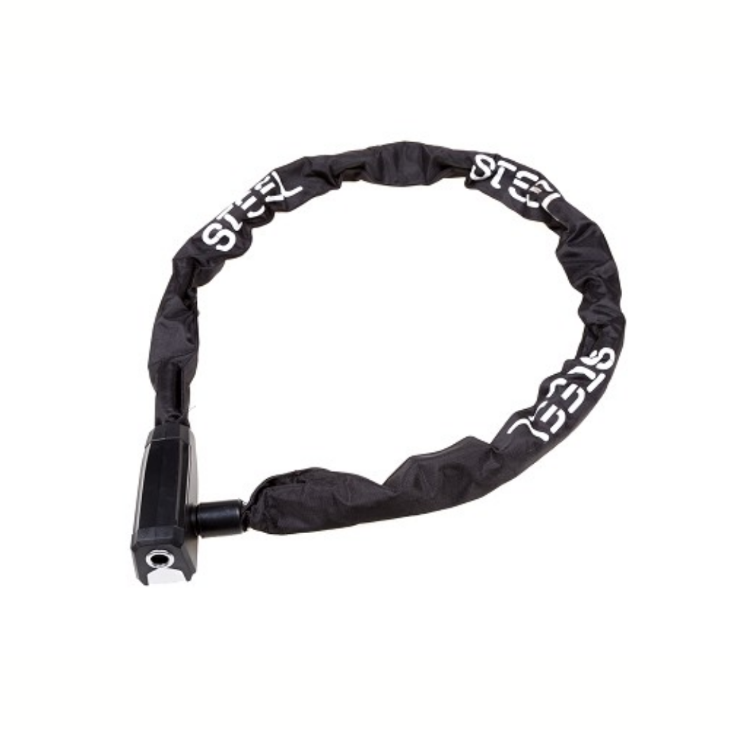 Antivol à chaîne Steel Pro Force 8x8x1100, noire.