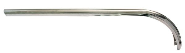 Bande décorative en acier inoxydable pour carter de chaîne en tissu laqué