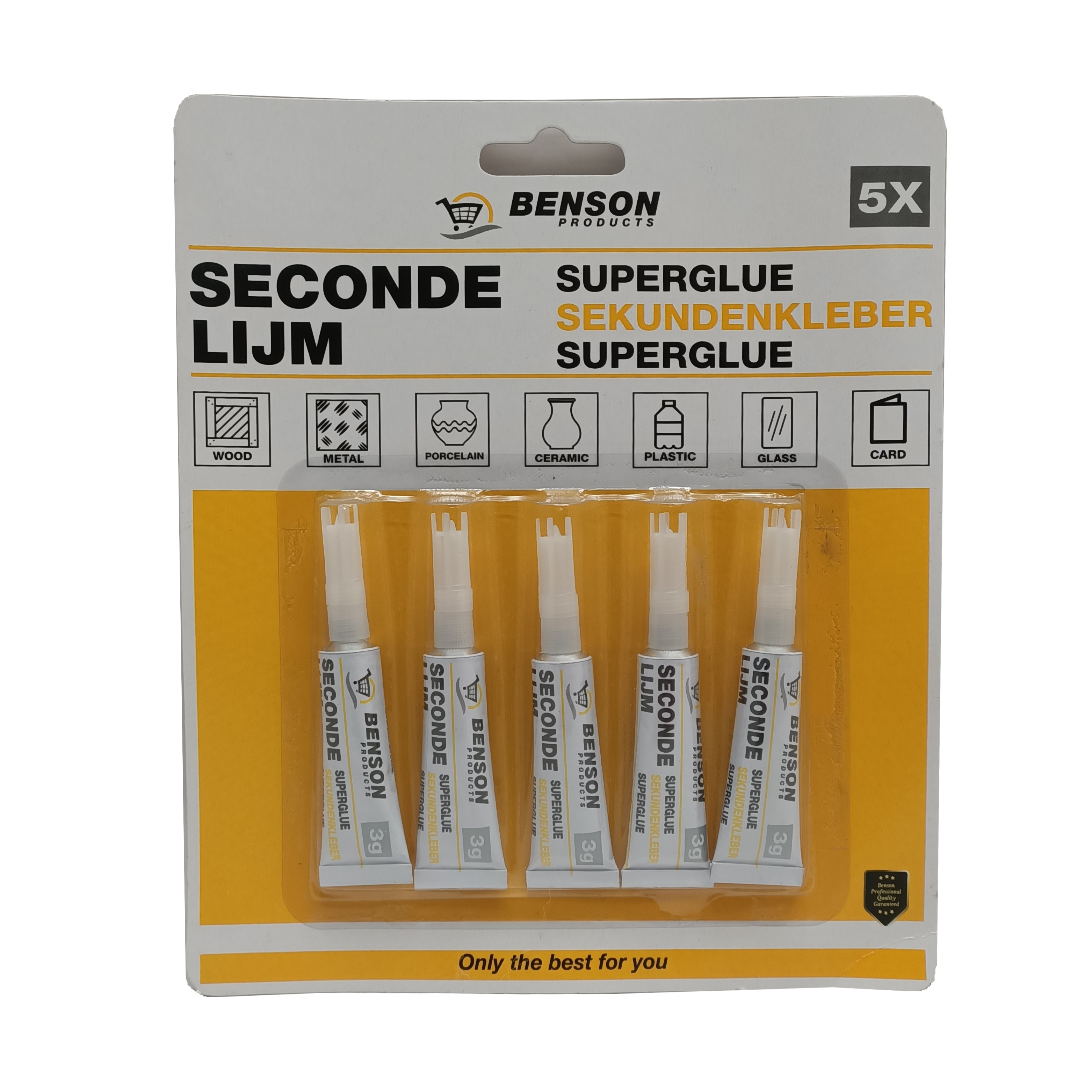 Superglue 5 tubes