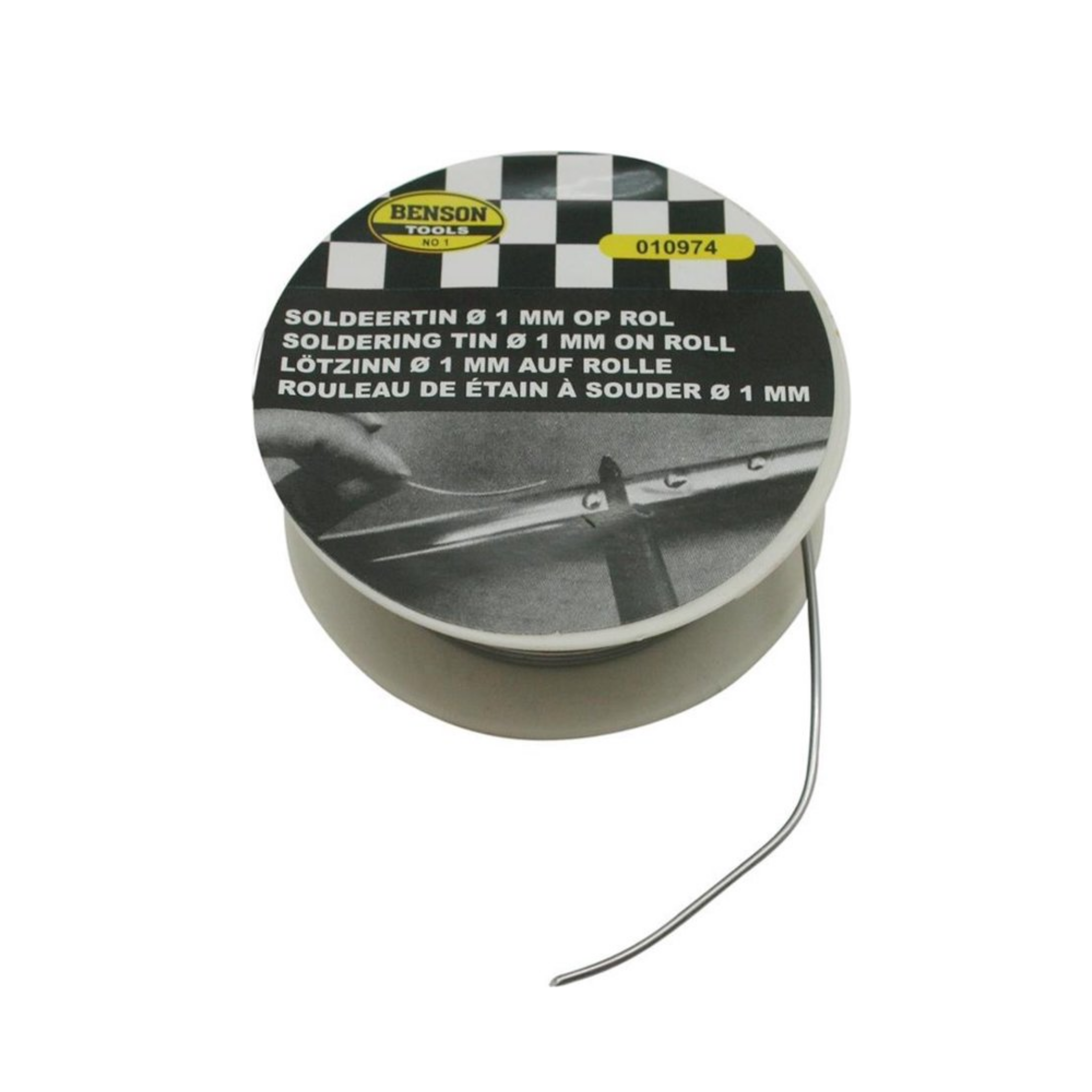 Etain à souder Benson en rouleau 1mm 60gr.