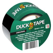Ruban adhésif Duck Tape de réparation 50 mm x 25 m, noir