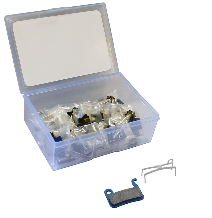 Plaquettes de frein à disque Union (organiques) pour SHIMANO XTR M965/966/Saint M800/Hone M-601/Deore DBP-17
25 ensembles dans la boîte